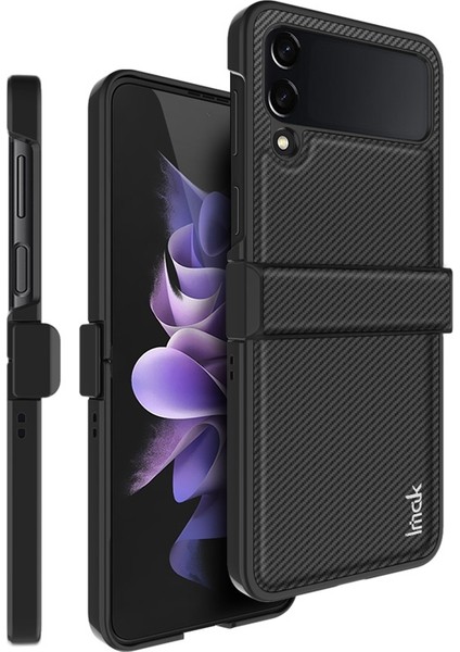 Samsung Galaxy Z Flip 4 5G İçin Ruiyi Serisi Tpu Kılıfı - Siyah (Yurt Dışından)