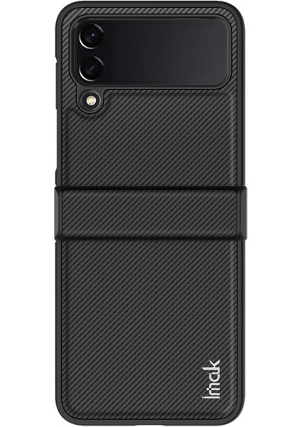 Samsung Galaxy Z Flip 4 5G İçin Ruiyi Serisi Tpu Kılıfı - Siyah (Yurt Dışından)