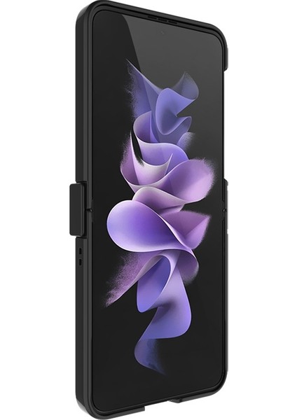Samsung Galaxy Z Flip 4 5G İçin Ruiyi Serisi Tpu Kılıfı - Siyah (Yurt Dışından)