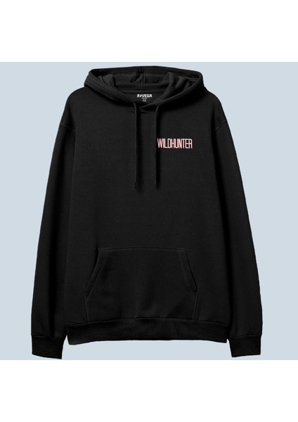 Wild Hunter Siyah Oversize Unisex Kapüşonlu Sweatshirt Hoodie fiyatları