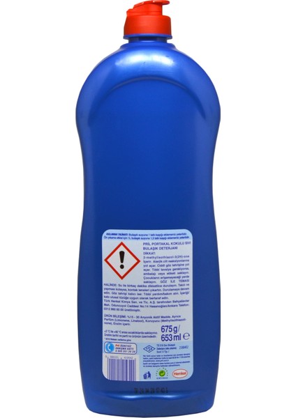 Portakal Bulaşık Deterjanı Sıvı 675 gr