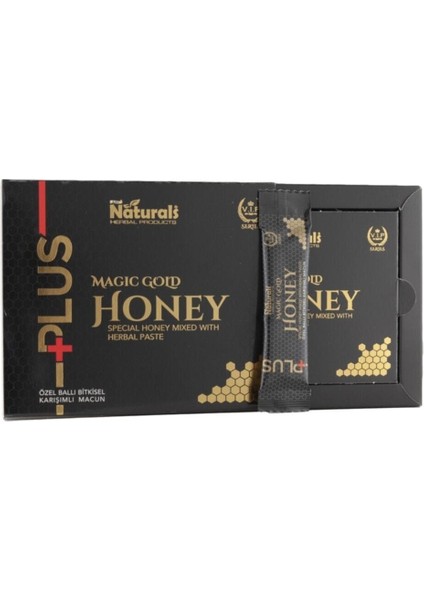 Plus Tek Kullanımlık Bitkisel Karışımlı Macun 12 Şase + Magic Gold Honey 42 gr modelleri