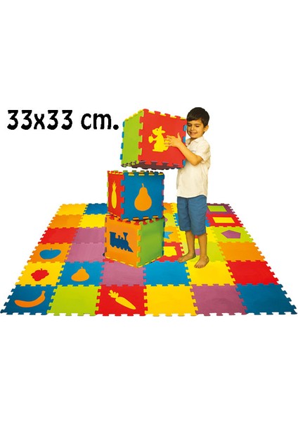 Eva Puzzle Yer Matı Meyveler