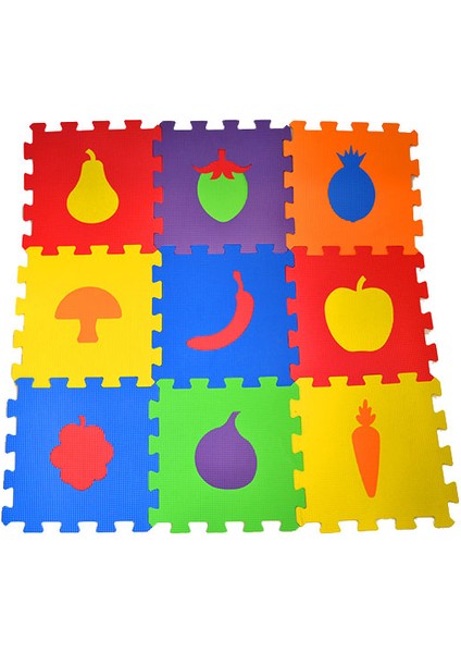 Eva Puzzle Yer Matı Meyveler
