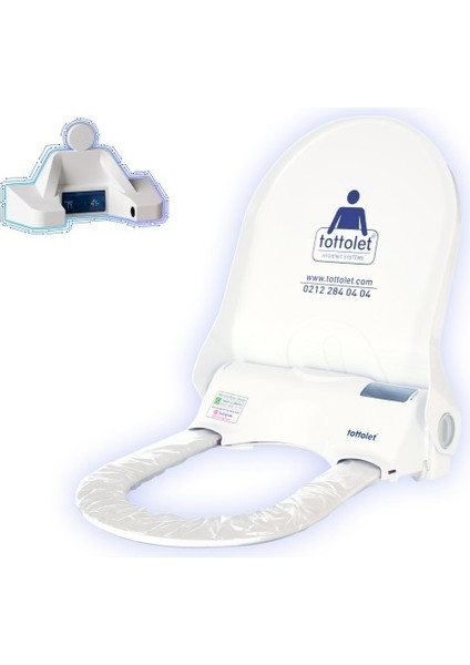 Elektrikli Otomatik Klozet Sistem LED Sensörlü 15RULOLU
