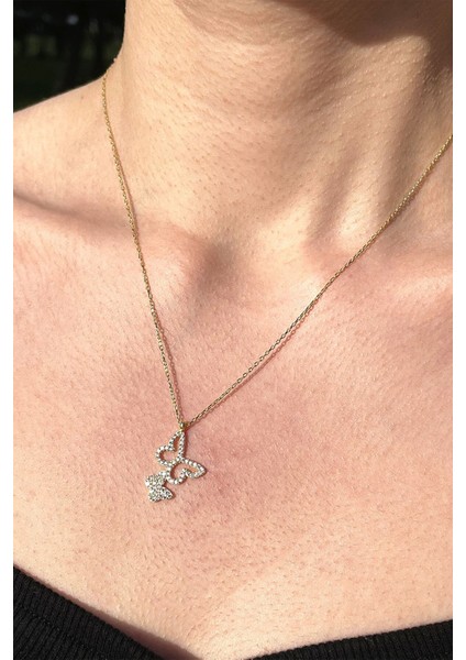 Silver Minimal Kelebek Figürlü 925 Ayar Gümüş