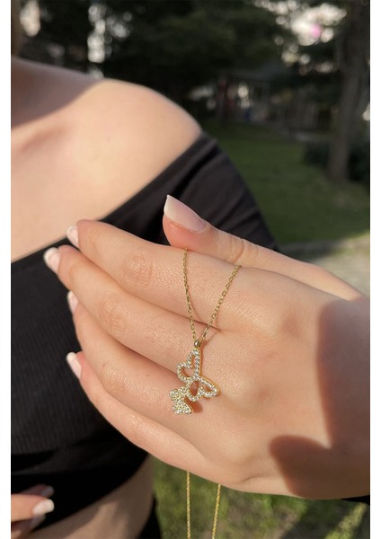 Silver Minimal Kelebek Figürlü 925 Ayar Gümüş