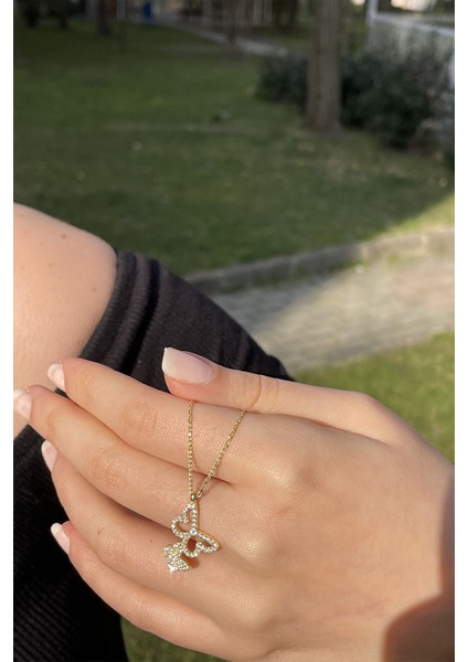 Silver Minimal Kelebek Figürlü 925 Ayar Gümüş