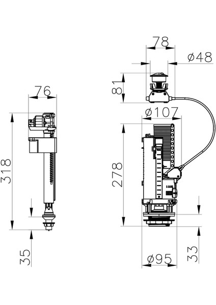 Plus Iç Takım 3/6 Lt Çift Kademe 330B4110