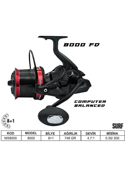 Mosso 8000 Fd Surf Olta Makinası 8+1 Bb