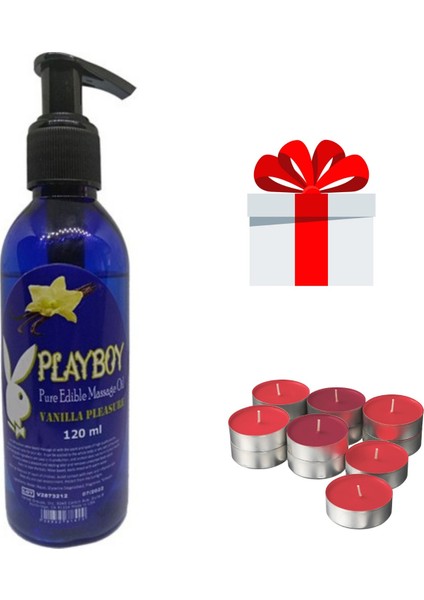 Pure Edible Vanilyalı Mum Vücut Masaj Yağı 120 ml