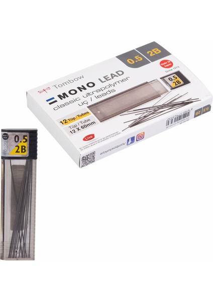 Classic Kalem Ucu 0.5mm 2b 12 Adet