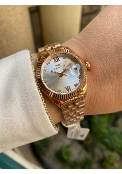 Rose Çelik Kordon Kadın Kol Saati F21924A-C F21924A-C modelleri