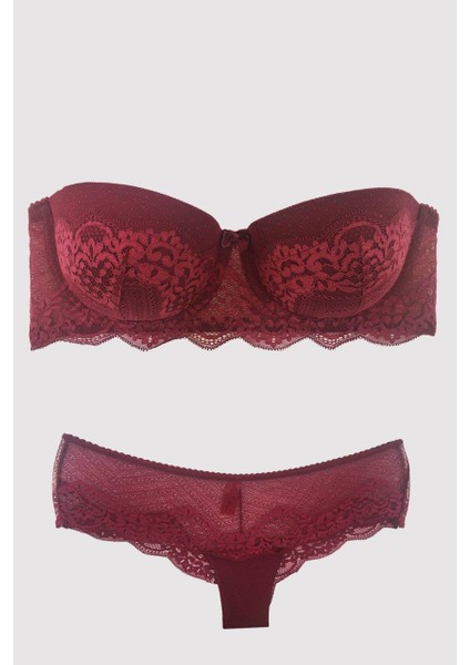 Pierre Cardin 4696 Verona Balenli Destekli Straplez Sütyen Takımı