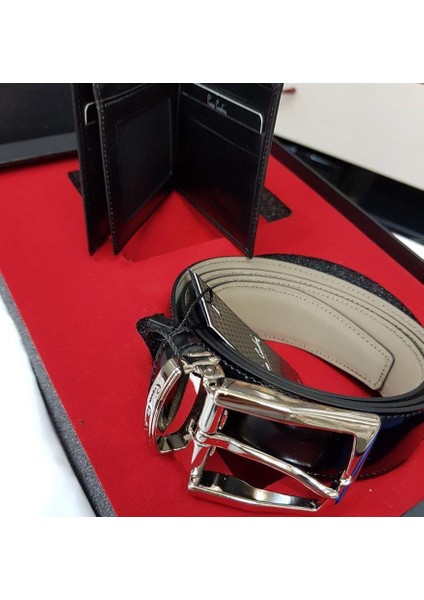 Pierre Cardin 03 Çeyizlik Gömlek Kemer Cüzdan Seti
