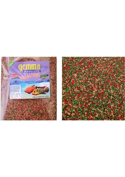 Tüm Cichlid Ciklet Türleri Için Balık Yemi 360 gr 1150 ml