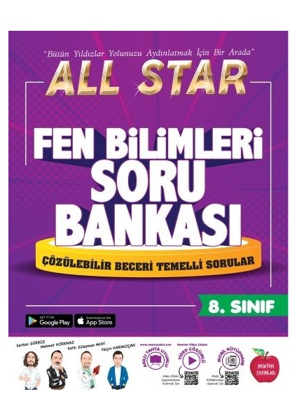 8. Sınıf LGS All Star Yeni Fen Bilimleri Soru Bankası