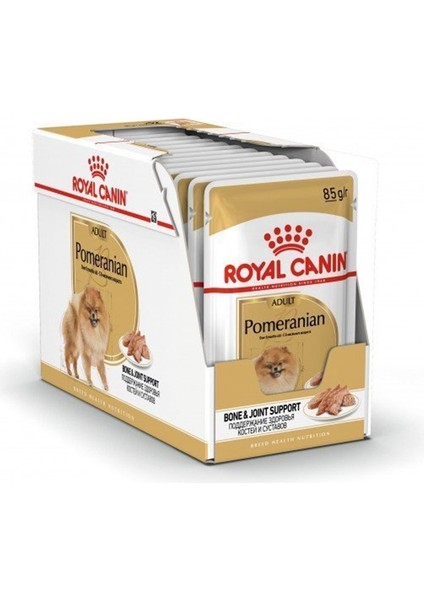 Pomeranian Yetişkin Köpek Pouch 85 gr X12 Adet