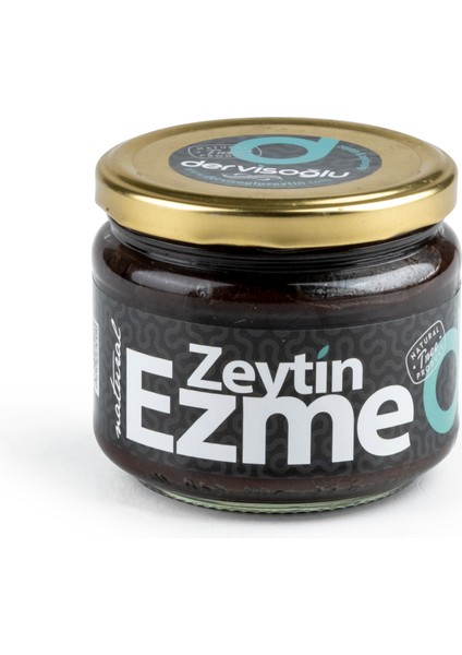 Siyah Zeytin Ezmesi Cam Kavanoz 280 gr