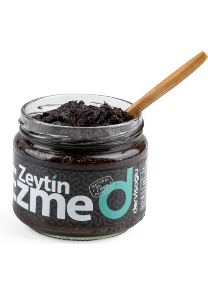 Siyah Zeytin Ezmesi Cam Kavanoz 280 gr
