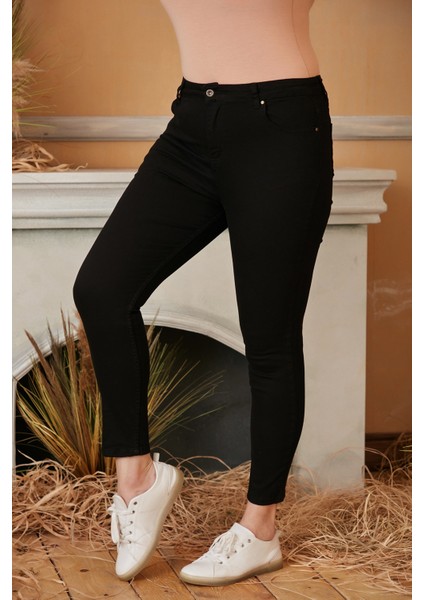 Büyük Beden Siyah Pantolon modelleri