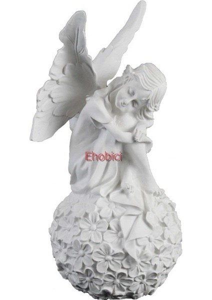 Polyester Çiçekli Melek 32X14CM HYK645