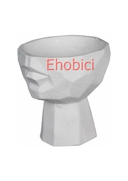 Polyester Küçük Kübik Saksı 15X8CM HYK609