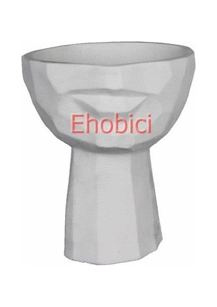 Polyester Büyük Kübik Saksı 17X15CM HYK608