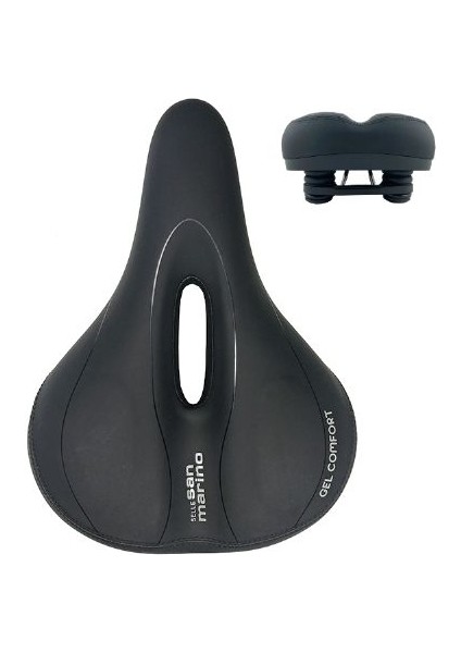 Selle San Marino Active Zone Yaylı Geniş Siyah