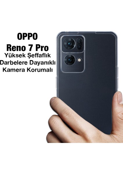 Oppo Reno 7 Pro Kılıf Kamera Korumalı Ultra Ince Şeffaf Silikon Kılıf fiyatları