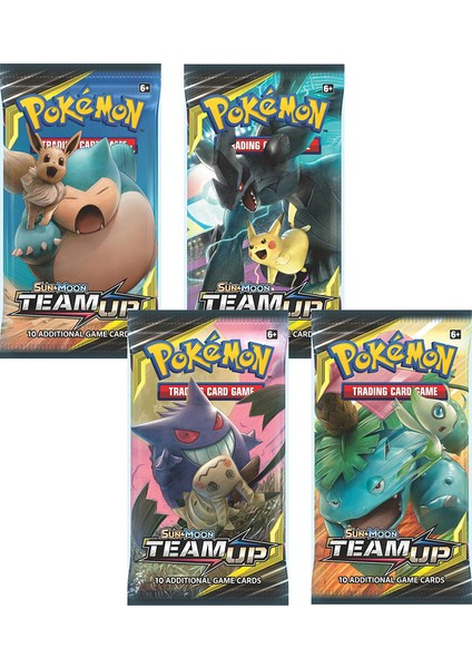 Team Up Sun-Moon Oyun Kartı (4 Paket)