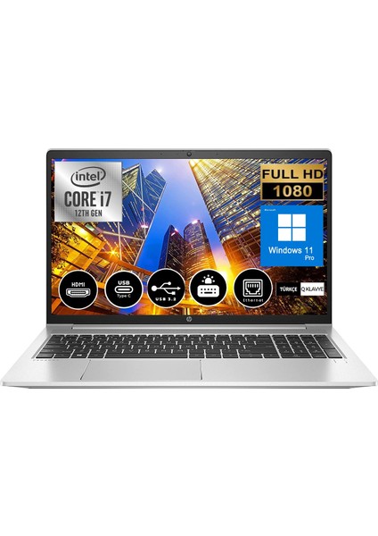 Proobok 450 G9 Intel Core i7 1255U 16 GB 1 TB SSD Windows 11 Pro 15.6" FHD Taşınabilir Bilgisayar 6S6X1EA20