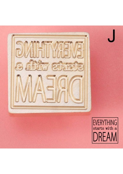 Vintage Mum Mühür - Altın (Yurt Dışından)