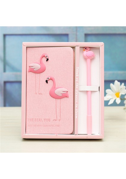 Kalemli Defter Hediye Kutusu Seti - Pembe (Yurt Dışından)
