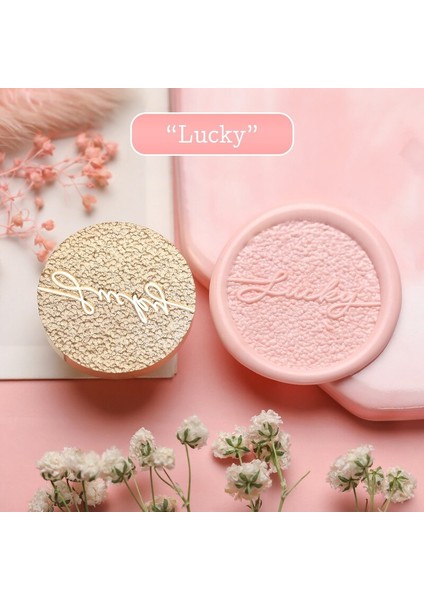 Buzlu Kabartmalı Mühür - Altın (Yurt Dışından)