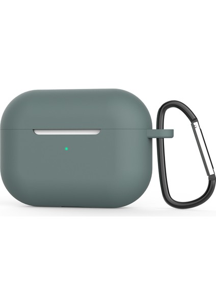 Airpods Pro Için Silikon Kulaklık Kılıfı - Koyu Yeşil (Yurt Dışından)