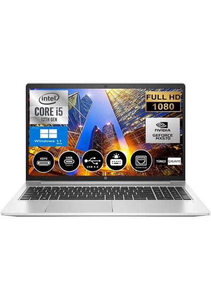 Hp Proobok  450 G9 Intel Core I5 1235U 8gb 2tb SSD MX570A WINDOWS11PRO 15.6" Fhd Taşınabilir Bilgisayar 6S6X0EA17