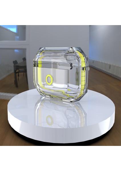 Airpods Pro Için Plastik Kılıf - Sarı (Yurt Dışından)
