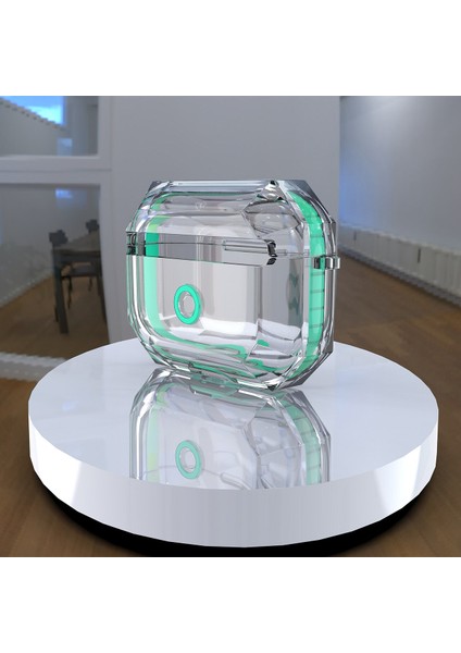 Airpods Pro Için Plastik Kılıf - Yeşil (Yurt Dışından)
