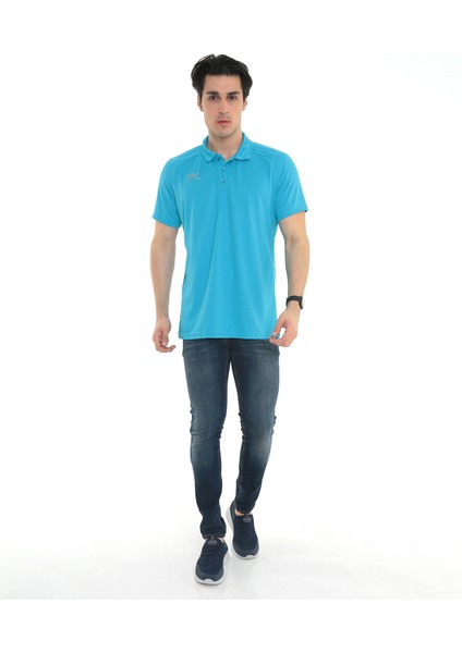 Erkek Polo T-Shirt Nox Turkuaz