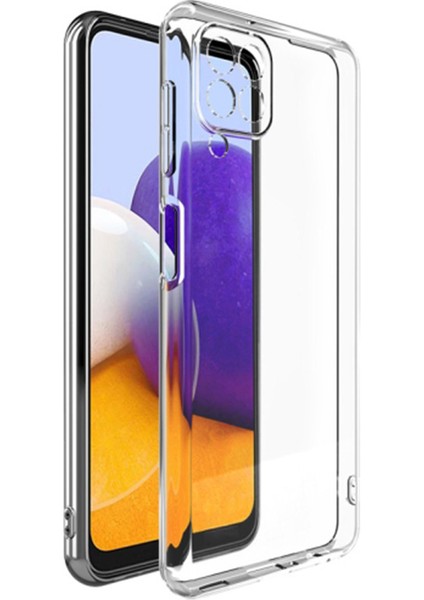 Sm Galaxy A22 4g Kılıf Kamera Korumalı Ultra Ince Şeffaf Silikon Kılıf