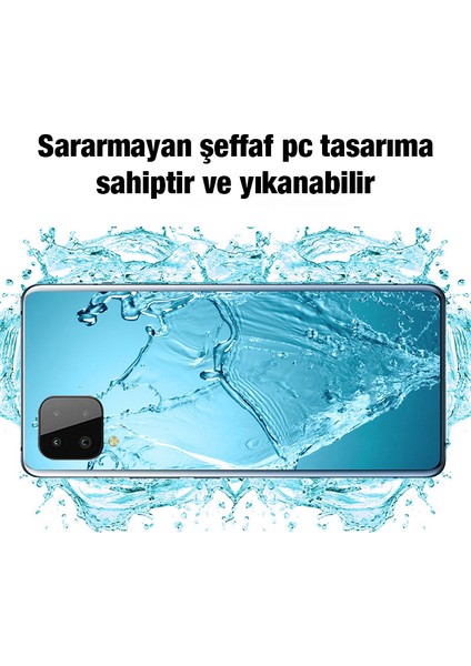 Sm Galaxy A22 4g Kılıf Kamera Korumalı Ultra Ince Şeffaf Silikon Kılıf