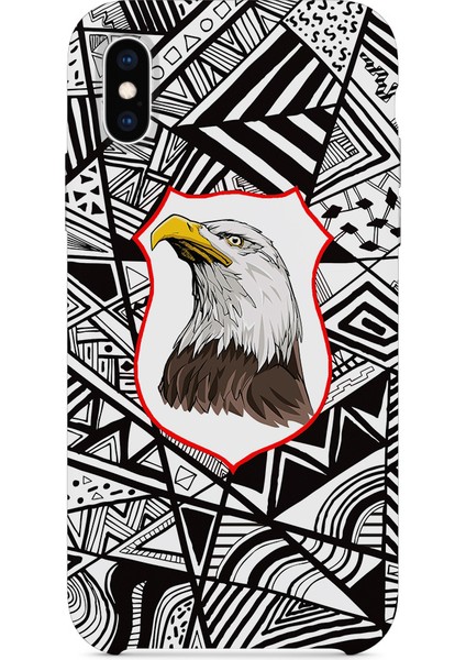 Asya Case Kartal Baskılı Iphone Xs Max Silikon Telefon Kılıfı Beşiktaş