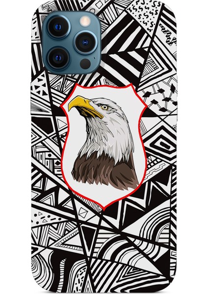 Asya Case Kartal Baskılı Iphone 12 Pro Silikon Telefon Kılıfı Beşiktaş