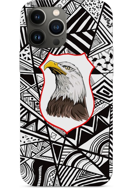 Asya Case Kartal Baskılı Iphone 13 Pro Silikon Telefon Kılıfı Beşiktaş