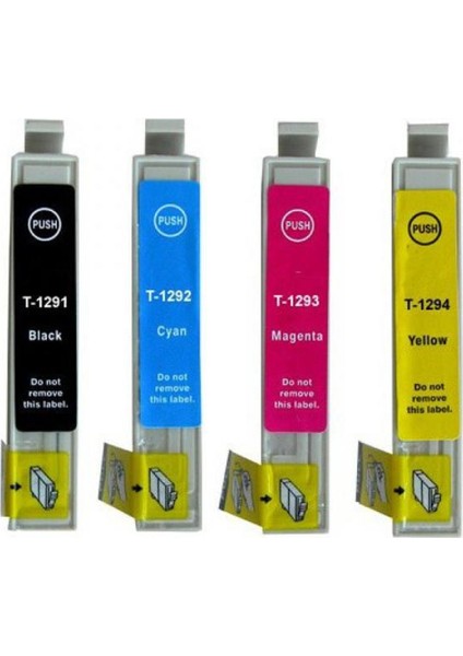 Stylus SX230 Uyumlu 4 Renk Muadil Kartuş Seti