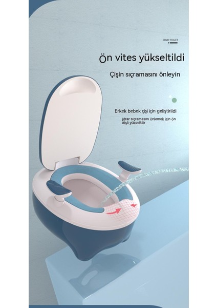 Çocuklar için Elektrikli Sensörlü Sifonlu Tuvalet (Yurt Dışından) modelleri