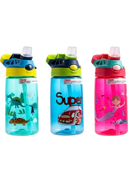 Diller Tritan Pipetli Su Matarası 500ML 8834 Yeşil fırsatları