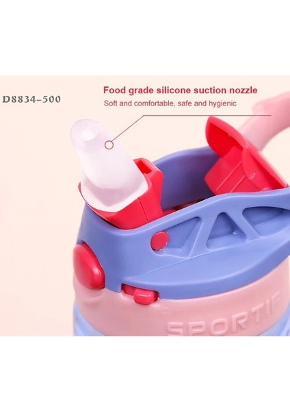 Diller Tritan Pipetli Su Matarası 500ML 8834 Yeşil indirimleri