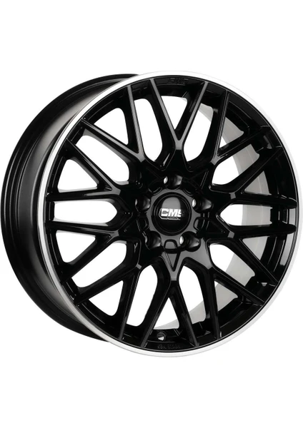 1062-04 7.0X17"-4X100 ET35 67.2 Diamond Rim Black Gloss Jant (4 Adet)